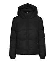 Vero Moda Petite Black Hooded Puffer Jacket